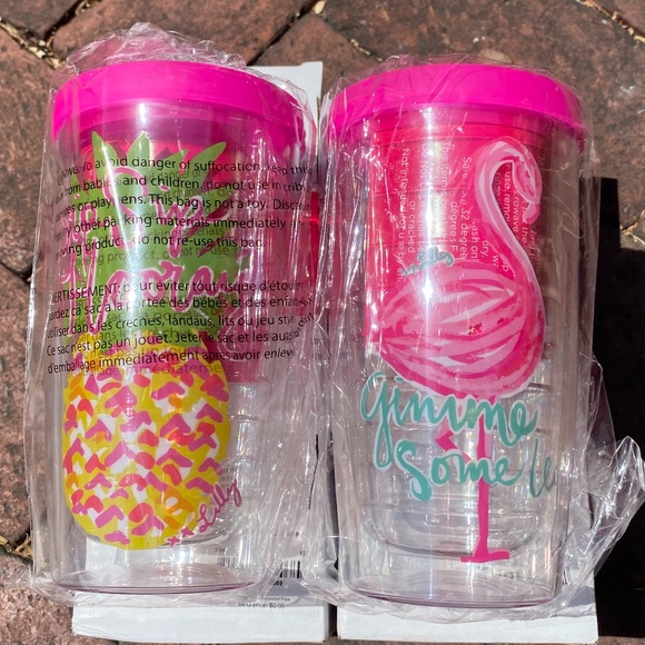 Lilly Pulitzer Other - Lilly Pulitzer set of insulated tumblers